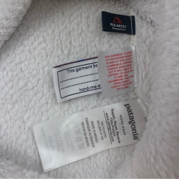 Patagonia Girls Re-Tool Snap-T Fleece Pullover Size XL 14 - Picture 4 of 8